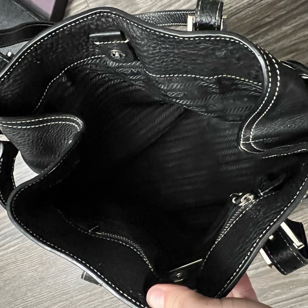 Black leather Prada Purse & Wallet set EUC!!!! - Picture 14 of 16